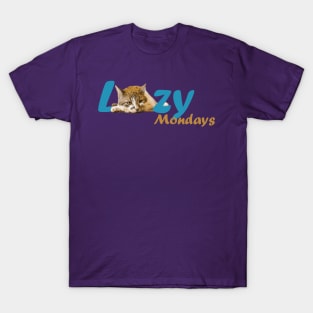 Lazy Cat Mondays T-Shirt